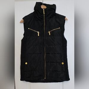 Michael Kors Hooded Quilted Puffer Vest - Size Small